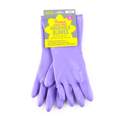 Flock Lined Household Gloves