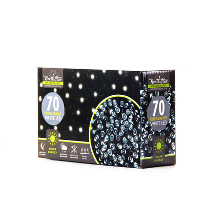 70 LED Fairy Lights Bright White