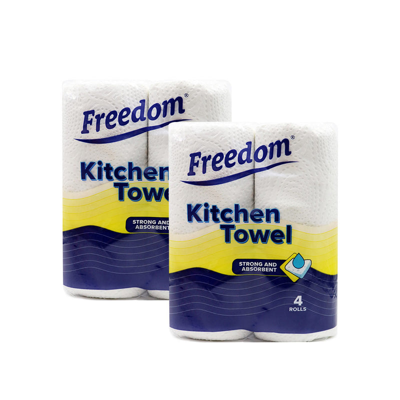 Freedom Kitchen Towel 2Ply 4 Pack