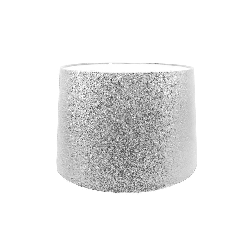 Glitter Silver Lamp Shade 29cm x 19cm
