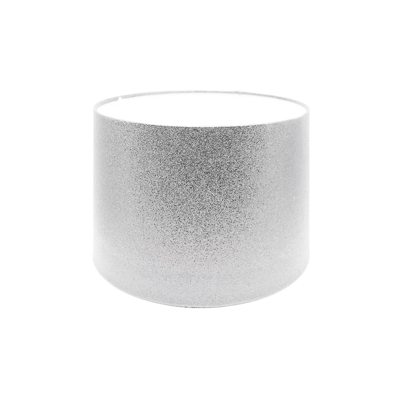 Glitter Silver Lamp Shade 29cm x 19cm
