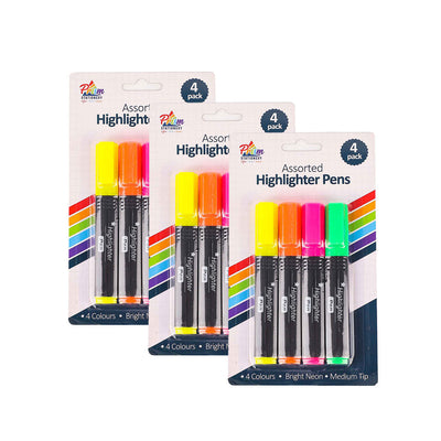 Highlighter Pens 4PK