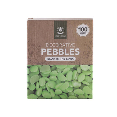100 Glowing Decorative Pebbles