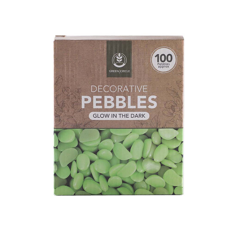100 Glowing Decorative Pebbles