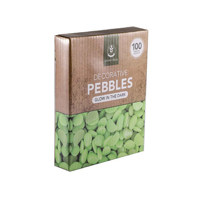 100 Glowing Decorative Pebbles