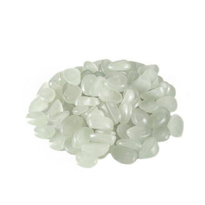 100 Glowing Decorative Pebbles