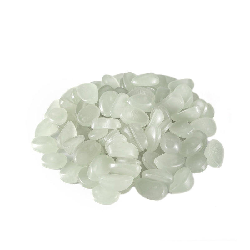 100 Glowing Decorative Pebbles