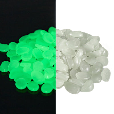 100 Glowing Decorative Pebbles