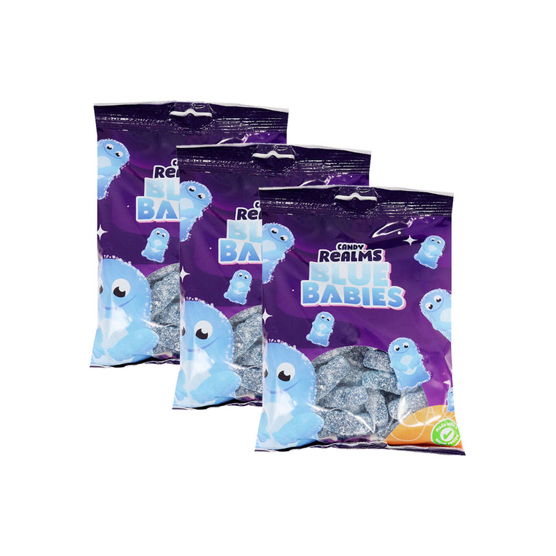 Candy Realms Jelly Blue Babies 190g x 3Pack