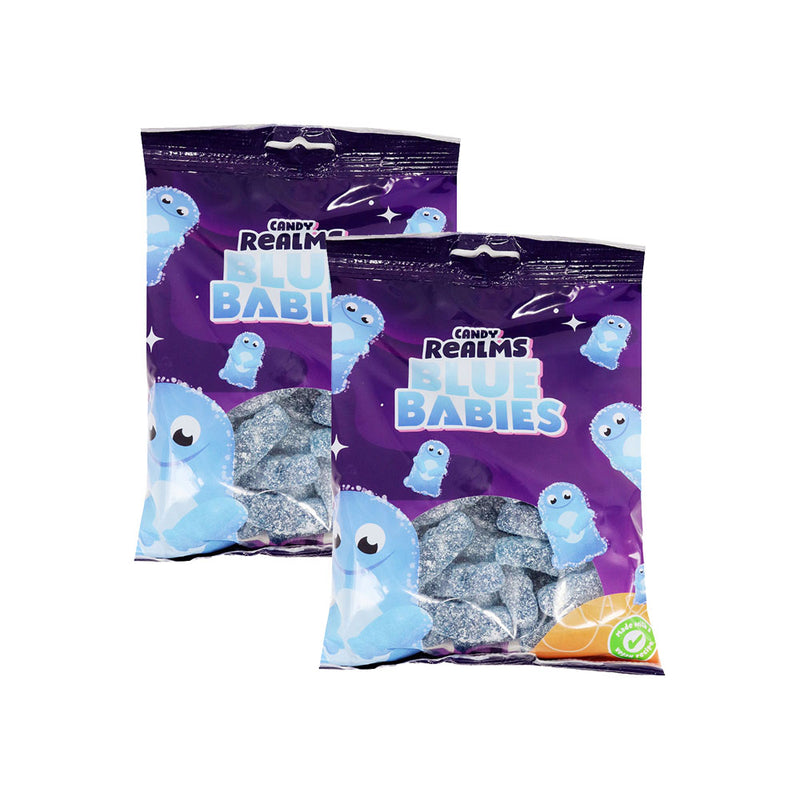 Candy Realms Jelly Blue Babies 190g x 2Pack