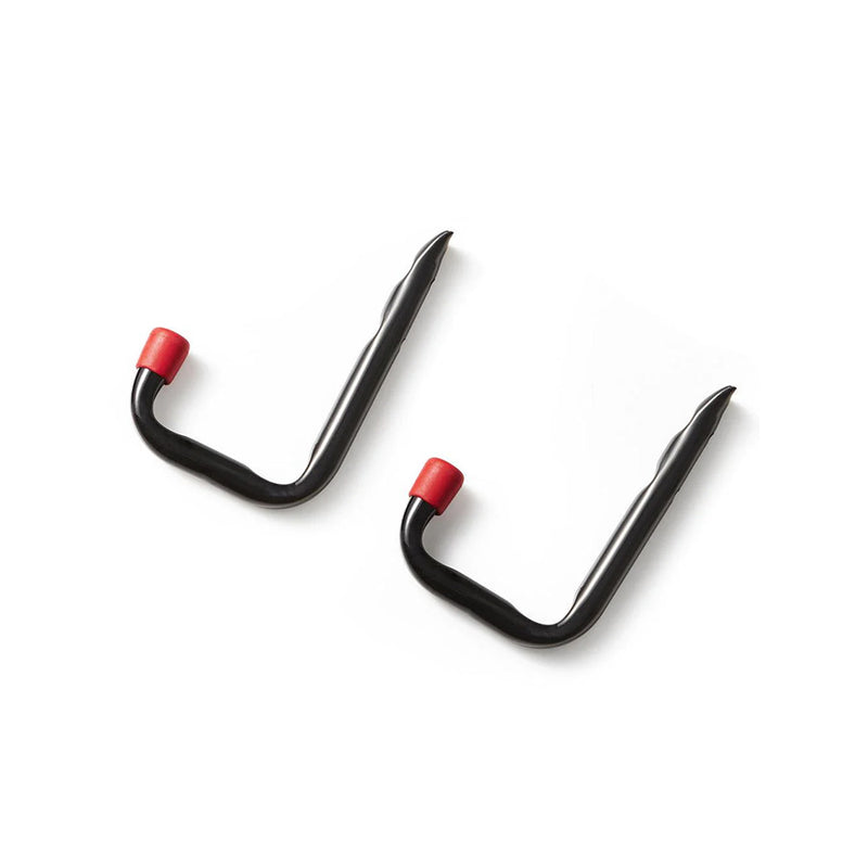 Black Steel Universal Hook Set of 2