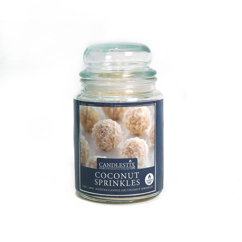18Oz Scented Jar Candle Coconut Sprinkles