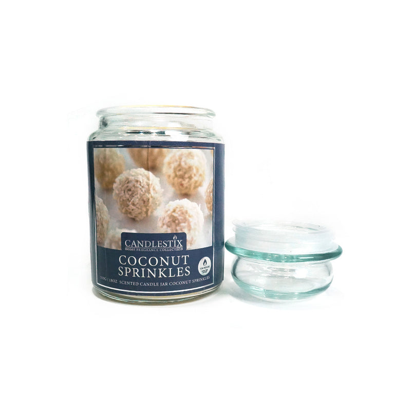 18Oz Scented Jar Candle Coconut Sprinkles
