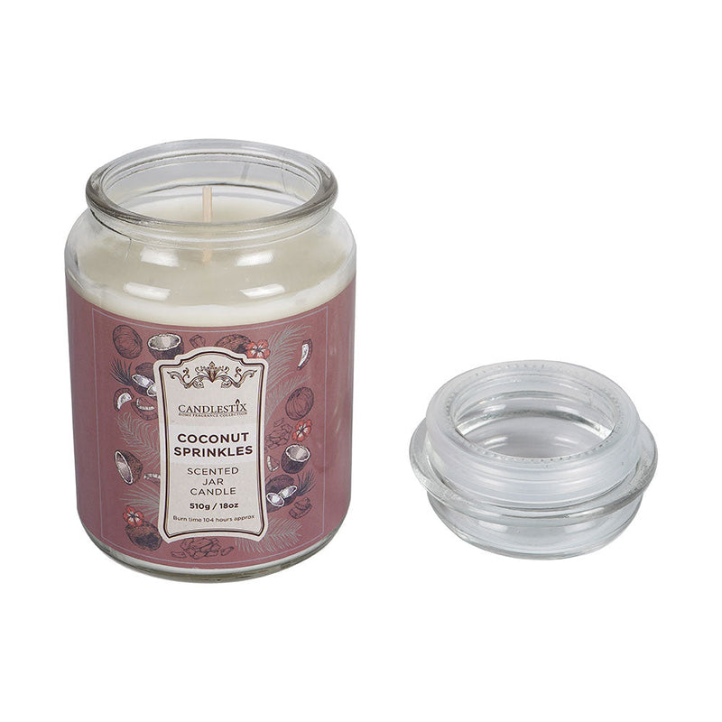 18Oz Scented Jar Candle Coconut Sprinkles