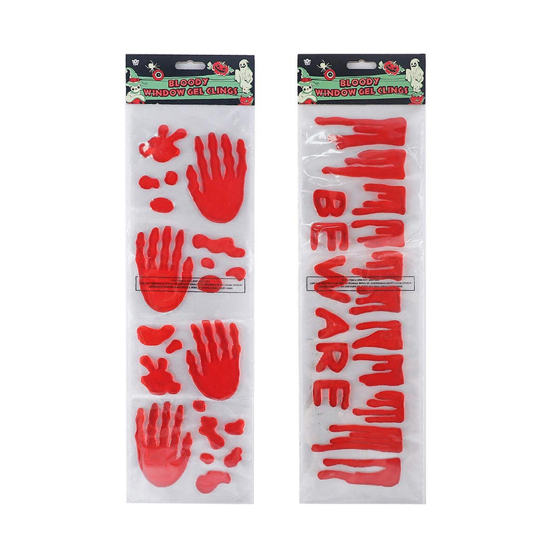 Halloween Decor Blood Gel Clings