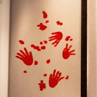 Halloween Decor Blood Gel Clings
