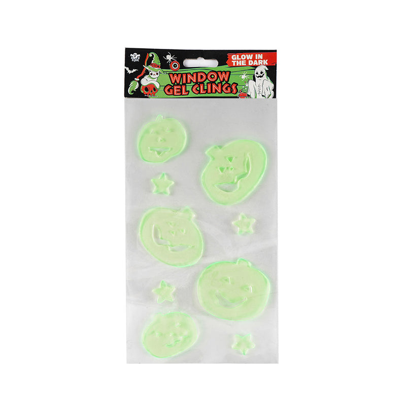 Pumpkin Window Gel Clings