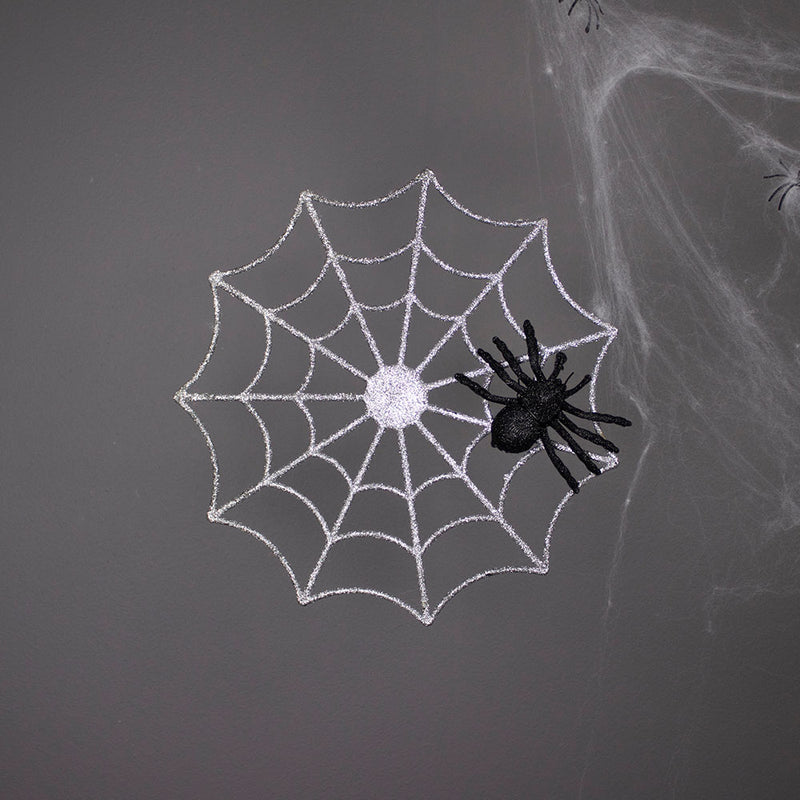 Glitter Spider Web