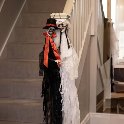 Large Bride & Groom Skelton 89cm