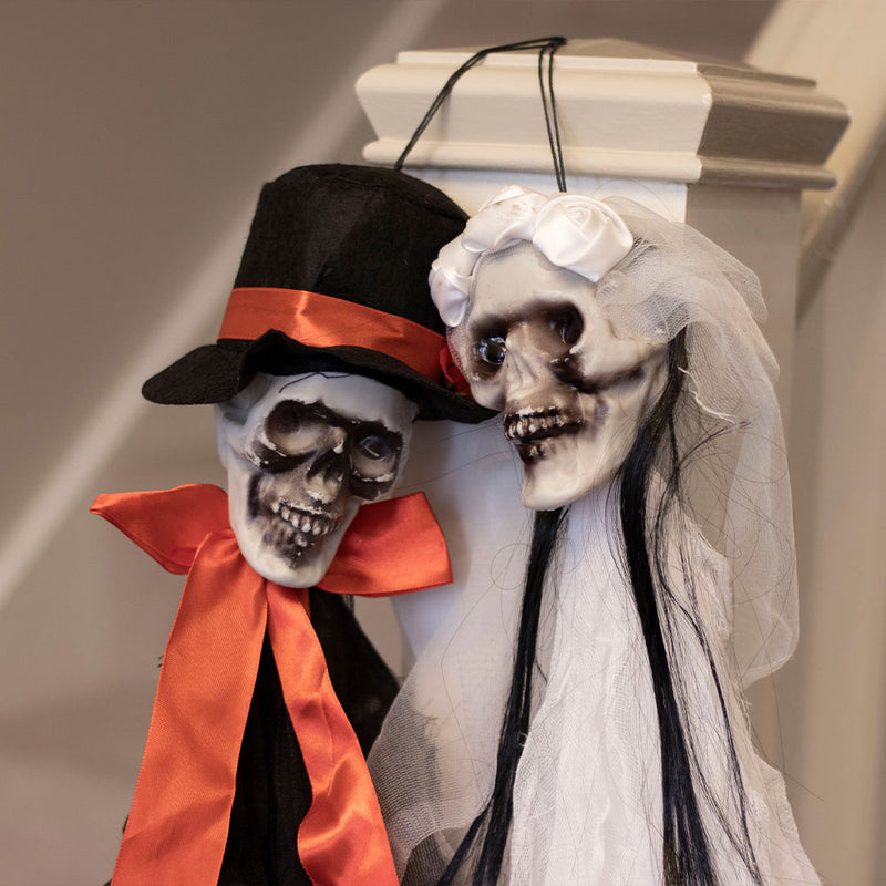 Large Bride & Groom Skelton 89cm