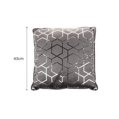 Foil Printed Cushion 43cm