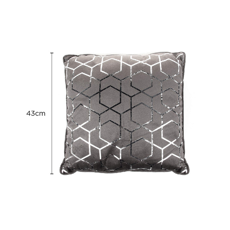 Foil Printed Cushion 43cm