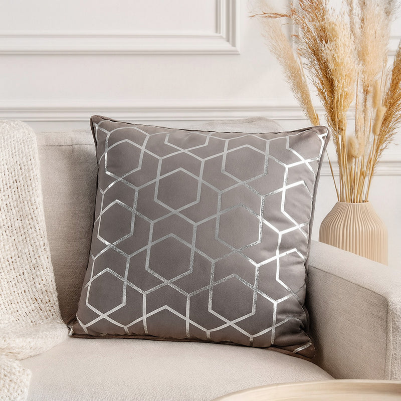 Foil Printed Cushion 43cm