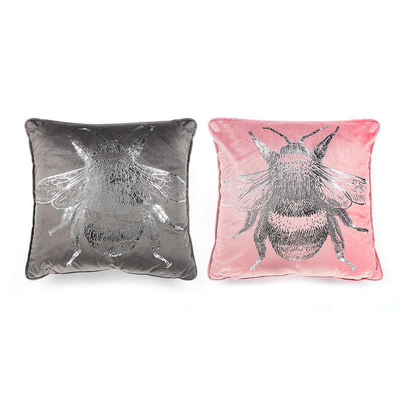 Foil Printed Bee Cushion