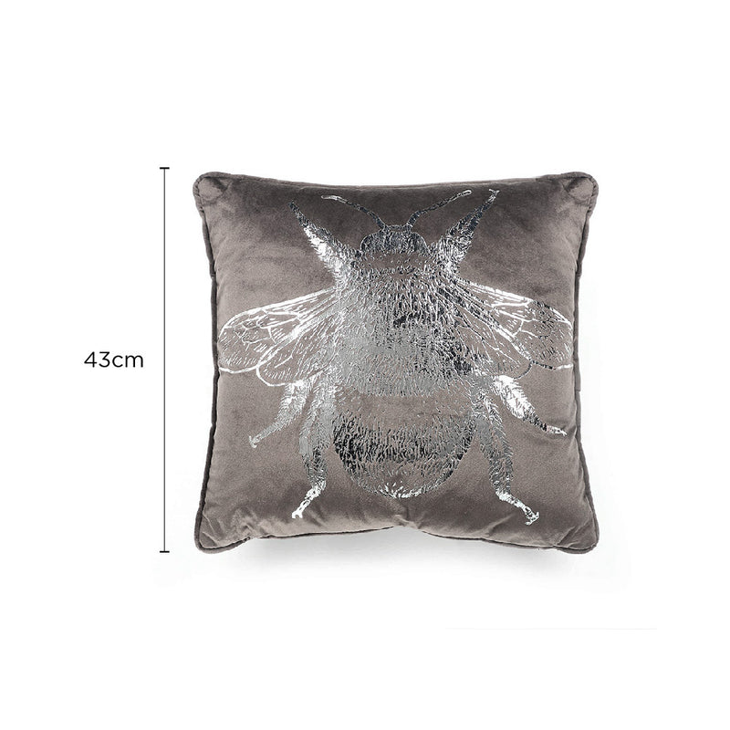 Foil Printed Bee Cushion
