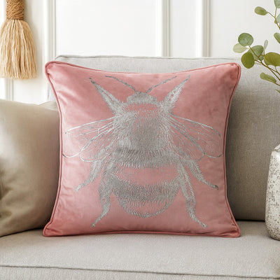 Foil Printed Bee Cushion