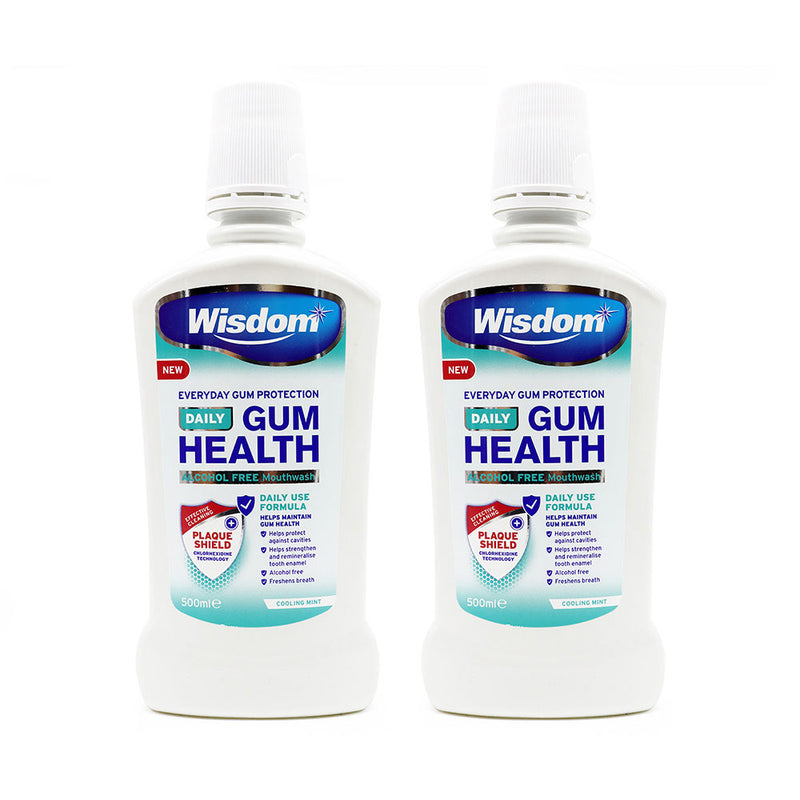 Wisdom Daily Gum Health Alcohol Free Mouthwash 500ML