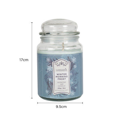 18Oz Scented Jar Candle Winter Morning Frost 510g