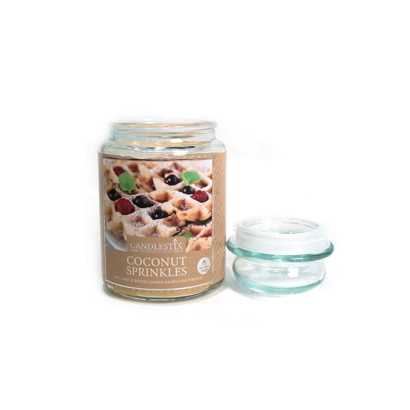 18Oz Scented Jar Candle Belgian Waffles