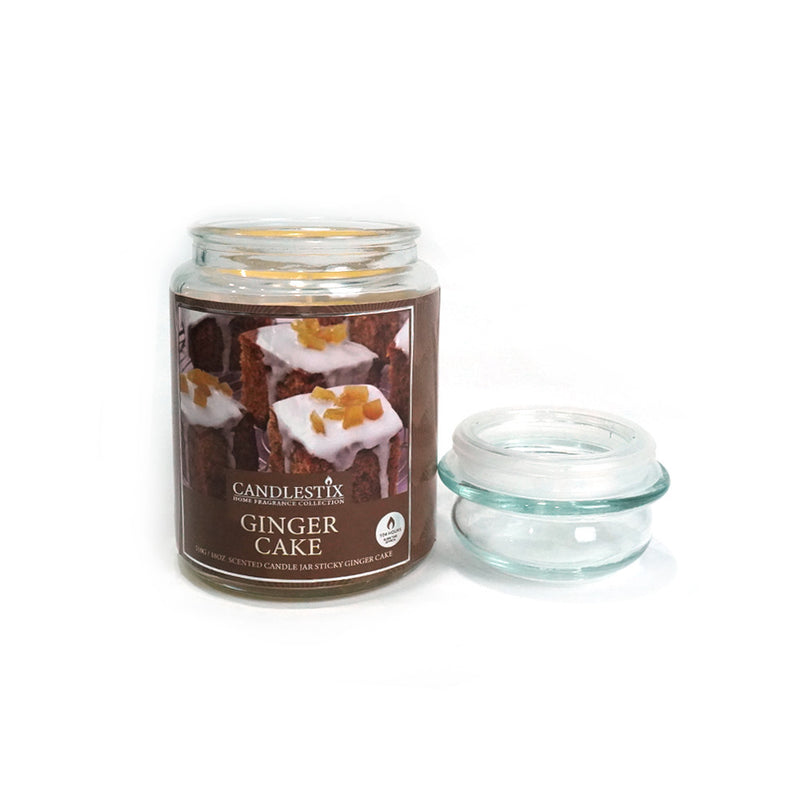 18Oz Scented Jar Candle Ginger Cake