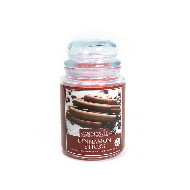 18Oz Scented Jar Candle Cinnamon Sticks