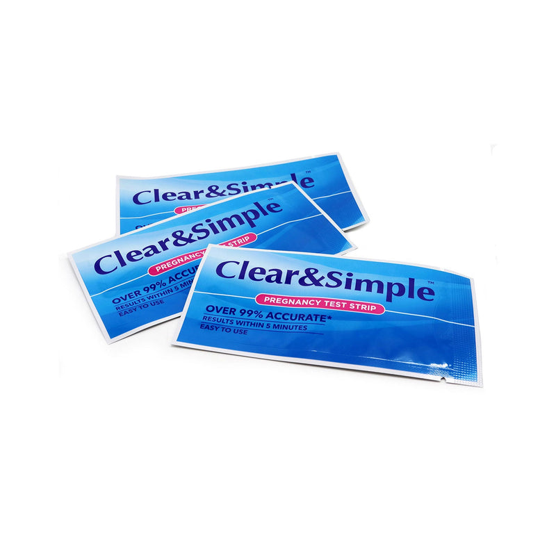 Clear & Simple Pregancy Test Strip 3Pack