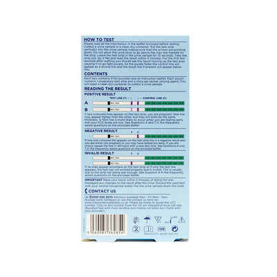 Clear & Simple Pregancy Test Strip 3Pack