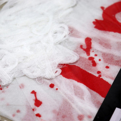 Spooky Bloody Keep Out Door Curtain