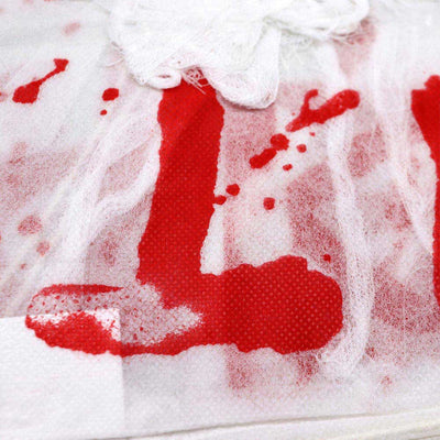 Spooky Bloody Keep Out Door Curtain