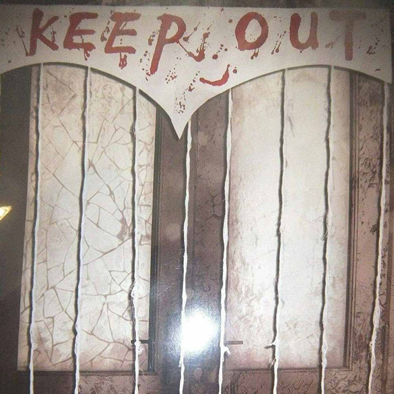 Spooky Bloody Keep Out Door Curtain