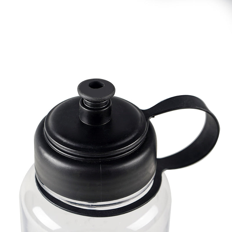 Clear Drinking Bottle With Time Marker 1L