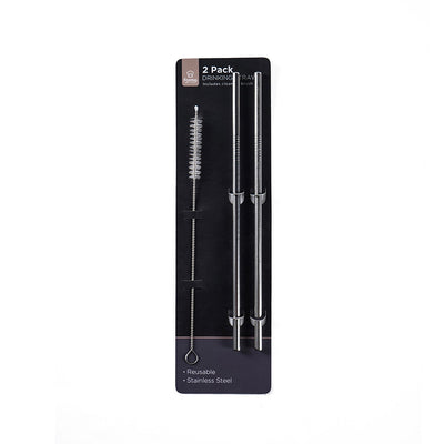 Reusable Stainless Steel Drinking Straw With Straw Brush