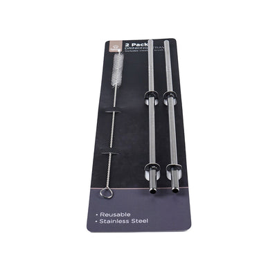 Reusable Stainless Steel Drinking Straw With Straw Brush