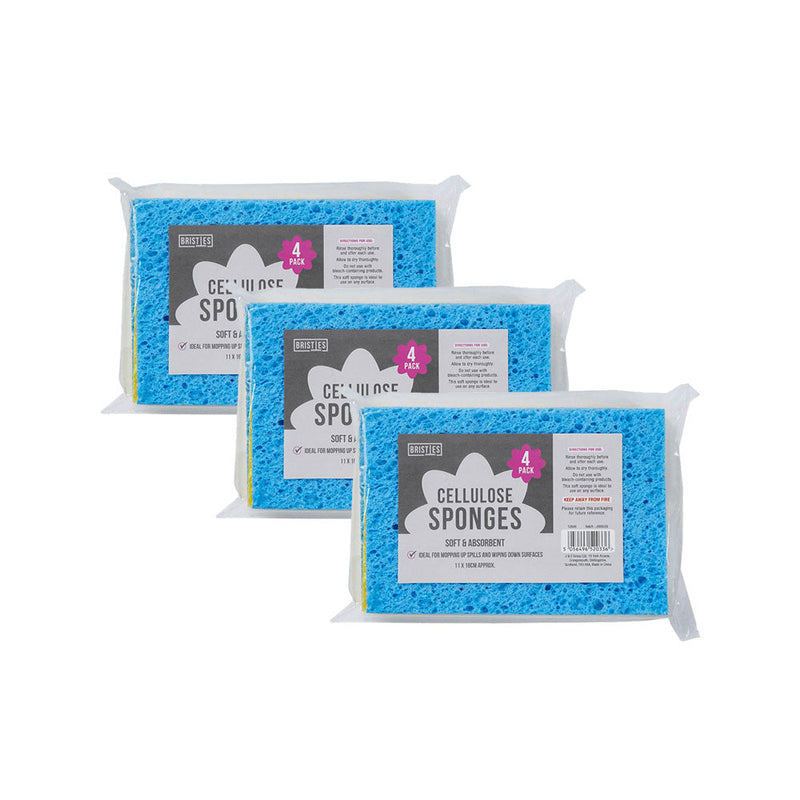 Cellulose Sponges 4Pack