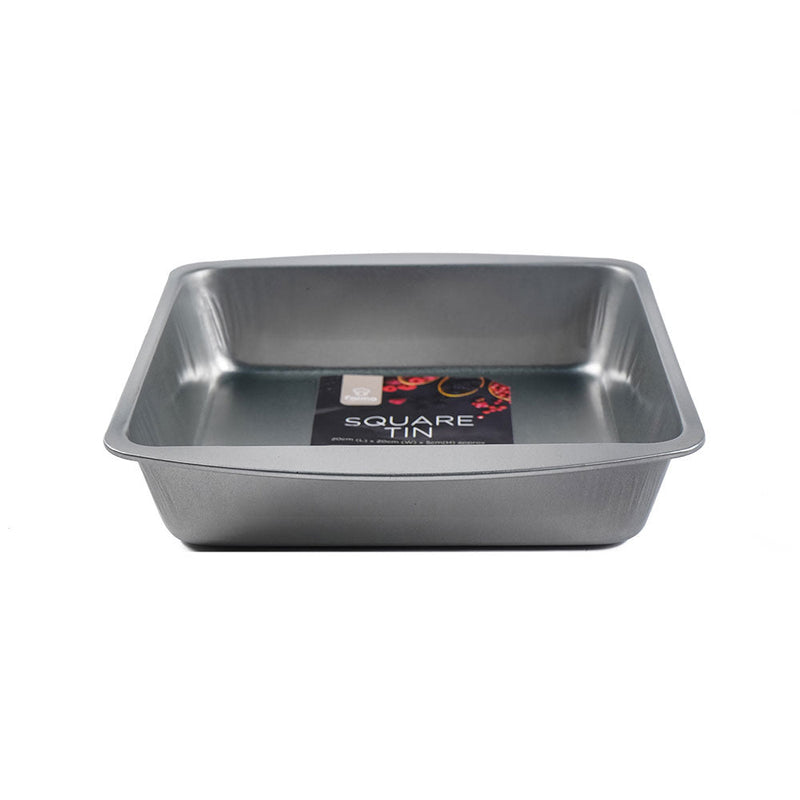 Square Cake Tin Non Stick 20cmx20cmx5cm