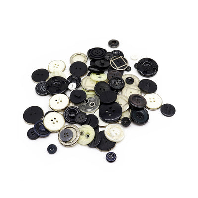 Craft Buttons Assorted 100g