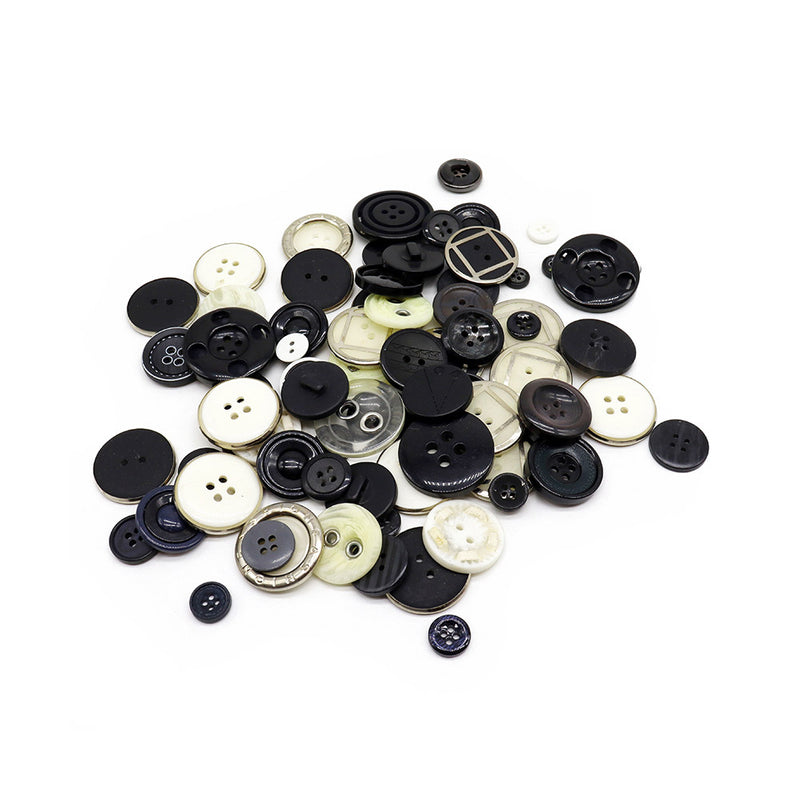Craft Buttons Assorted 100g
