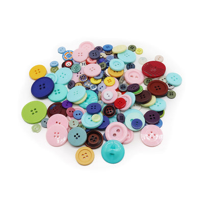 Craft Buttons Assorted 100g