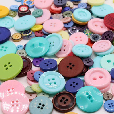 Craft Buttons Assorted 100g