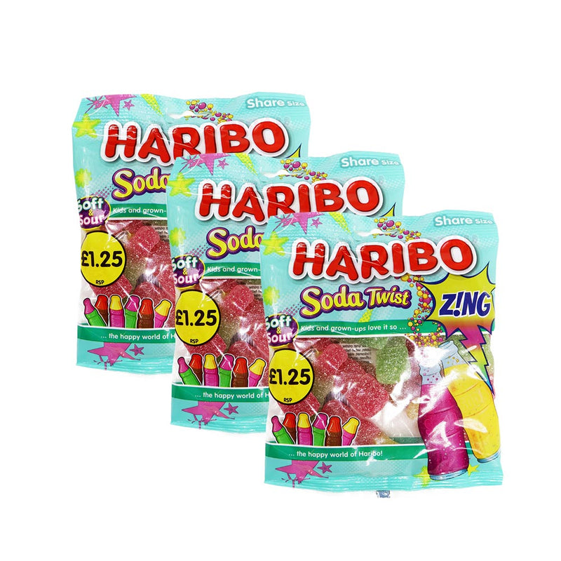 Haribo Soda Twist Zing 160g